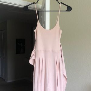 Peach wide leg jumpsuit